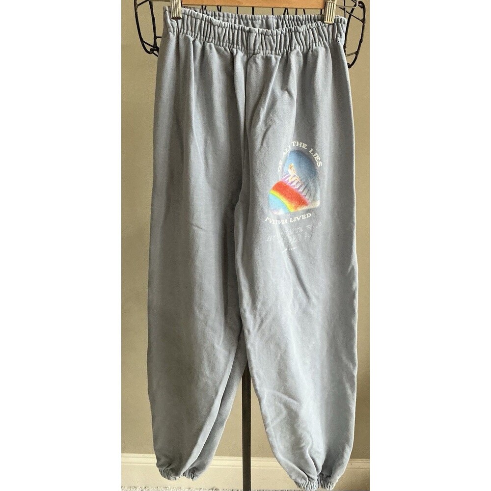 Boys Lie My Favorite Lies Women’s Sweatpants Blue Size Small
